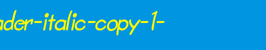 SecondGrader-Italic-copy-1-.ttf是一款不错的英文字体下载