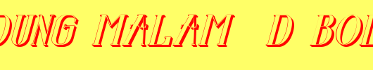 Senandung-Malam-3D-Bold-Italic.ttf是一款不错的英文字体下载