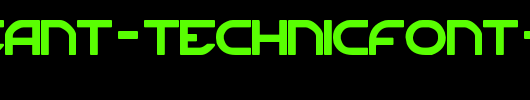 Sergeant-TechnicFont-2.ttf是一款不错的英文字体下载