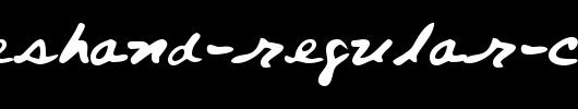 SergesHand-Regular-copy-1-.ttf是一款不错的英文字体下载