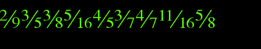 SeriFractions.ttf是一款不错的英文字体下载