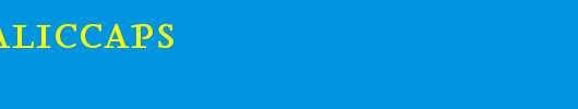 Seria-ItalicCaps.ttf是一款不错的英文字体下载