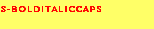 SeriaSans-BoldItalicCaps.ttf是一款不错的英文字体下载