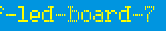 Serif-LED-Board-7.ttf是一款不错的英文字体下载