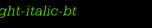 Serifa-Light-Italic-BT.ttf是一款不错的英文字体下载