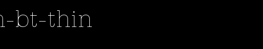 Serifa-Th-BT-Thin.ttf是一款不错的英文字体下载