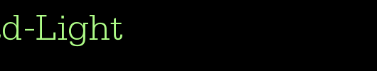 SerifaStd-Light_英文字体
