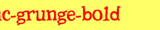 Seriffic-Grunge-Bold.ttf是一款不错的英文字体下载