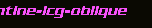 Serpentine-ICG-Oblique.ttf是一款不错的英文字体下载