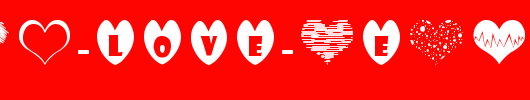 Sexy-Love-Hearts.ttf是一款不错的英文字体下载