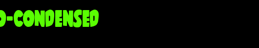 Shablagoo-Condensed.ttf是一款不错的英文字体下载