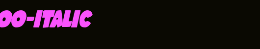 Shablagoo-Italic.ttf是一款不错的英文字体下载