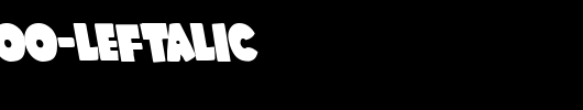 Shablagoo-Leftalic.ttf是一款不错的英文字体下载