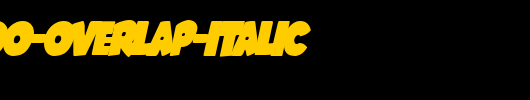 Shablagoo-Overlap-Italic.ttf是一款不错的英文字体下载
