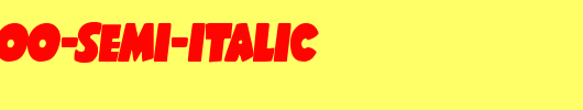 Shablagoo-Semi-Italic.ttf是一款不错的英文字体下载