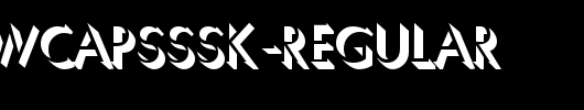 ShadowCapsSSK-Regular.ttf是一款不错的英文字体下载