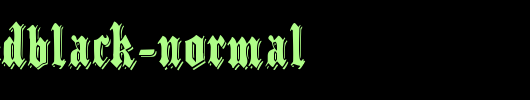 ShadowedBlack-Normal.ttf是一款不错的英文字体下载