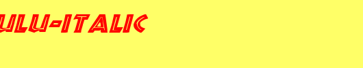 Shakazulu-Italic.ttf是一款不错的英文字体下载