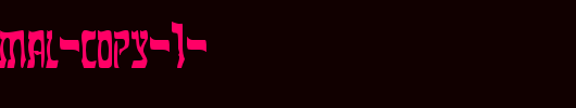 Shalom-Normal-copy-1-.ttf是一款不错的英文字体下载