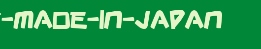 Shark-Made-In-Japan.ttf是一款不错的英文字体下载