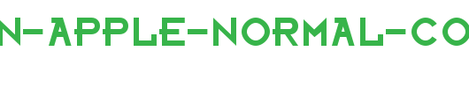 Sharon-Apple-Normal-copy-3-.ttf是一款不错的英文字体下载