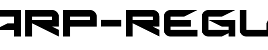 Sharp-Regular.ttf是一款不错的英文字体下载