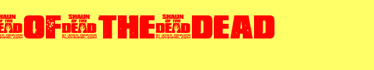 Shaun-of-the-Dead.ttf是一款不错的英文字体下载