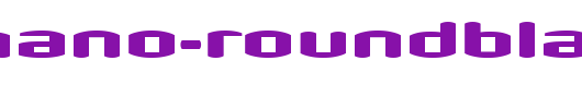 Shimano-RoundBlack.ttf是一款不错的英文字体下载