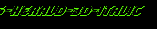 Shining-Herald-3D-Italic.ttf是一款不错的英文字体下载