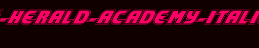 Shining-Herald-Academy-Italic.ttf是一款不错的英文字体下载
