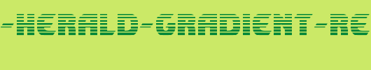 Shining-Herald-Gradient-Regular.ttf是一款不错的英文字体下载