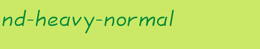 Short-Hand-Heavy-Normal.ttf是一款不错的英文字体下载