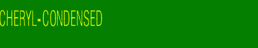 Silent-Hell-of-Cheryl-Condensed.ttf是一款不错的英文字体下载