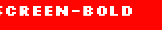 Silkscreen-Bold.ttf是一款不错的英文字体下载