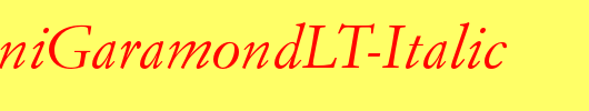 SimonciniGaramondLT-Italic_英文字体