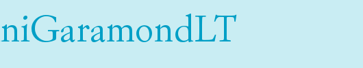 SimonciniGaramondLT_英文字体