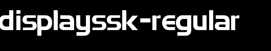 SimplixDisplaySSK-Regular.ttf是一款不错的英文字体下载