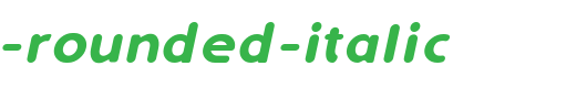 Simply-Rounded-Italic.ttf是一款不错的英文字体下载