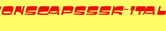 SimpsonSCapsSSK-Italic.ttf是一款不错的英文字体下载
