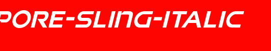 Singapore-Sling-Italic.ttf是一款不错的英文字体下载