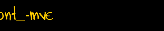 Sister-Font_-MVE.ttf是一款不错的英文字体下载
