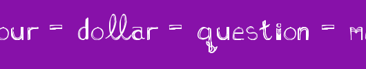 Sixty-Four-Dollar-Question-Medium.ttf是一款不错的英文字体下载