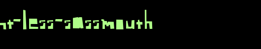 Sixty-Percent-Less-Sassmouth.ttf是一款不错的英文字体下载