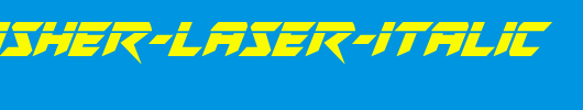 Skirmisher-Laser-Italic.ttf是一款不错的英文字体下载