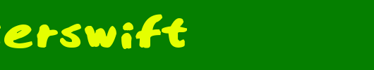 SkitserSwift.ttf是一款不错的英文字体下载