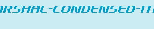 Sky-Marshal-Condensed-Italic.ttf是一款不错的英文字体下载