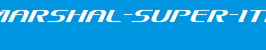 Sky-Marshal-Super-Italic.ttf是一款不错的英文字体下载