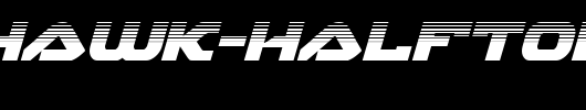 Skyhawk-Halftone-Italic.ttf是一款不错的英文字体下载
