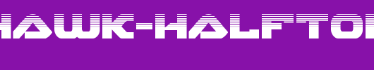 Skyhawk-Halftone.ttf是一款不错的英文字体下载