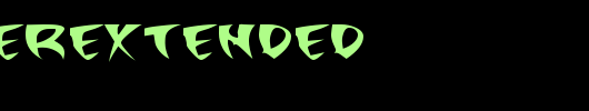 SlasherExtended.ttf是一款不错的英文字体下载
